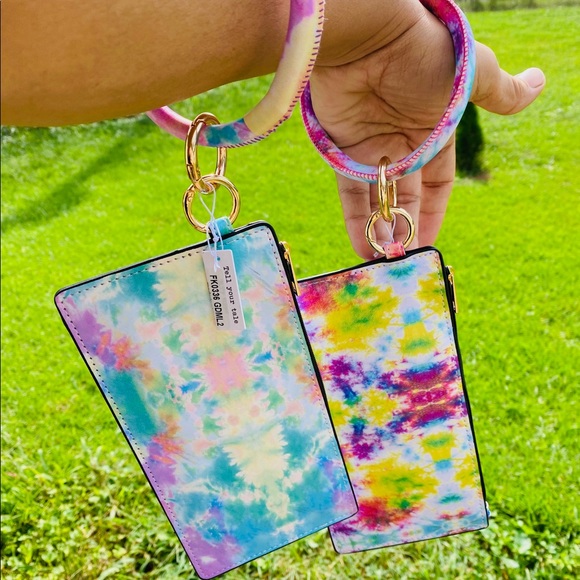 Wallet keychains tye dye - Picture 2 of 2